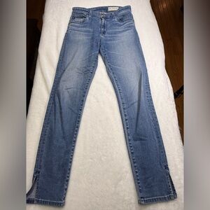 Anthropologie Light Blue High Rise Stevie Ankle Jeans